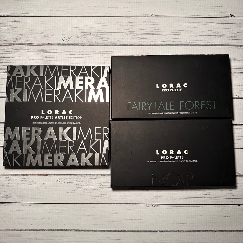 SOLD Lorac Eyeshadow Palette Bundle